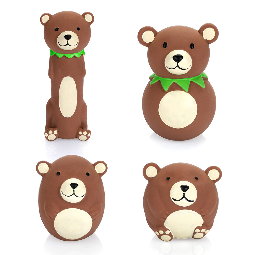 CHIWAVA long-stick brown bear designed for reach-and-tug and fetch sessions.