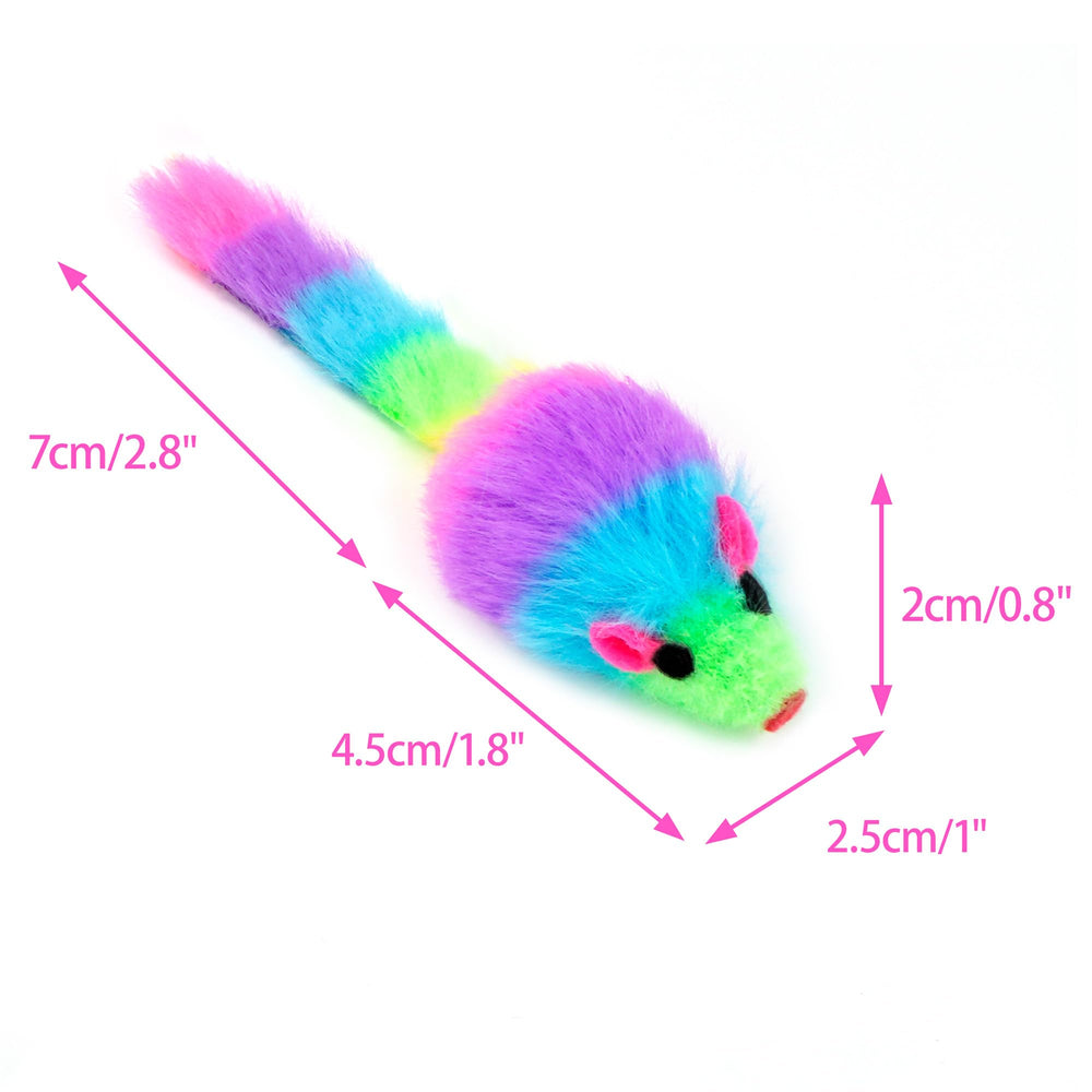 CHIWAVA interactive-play-mice-pack provides engaging colors to entice curious cats.