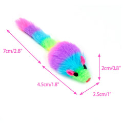 CHIWAVA interactive-play-mice-pack provides engaging colors to entice curious cats.