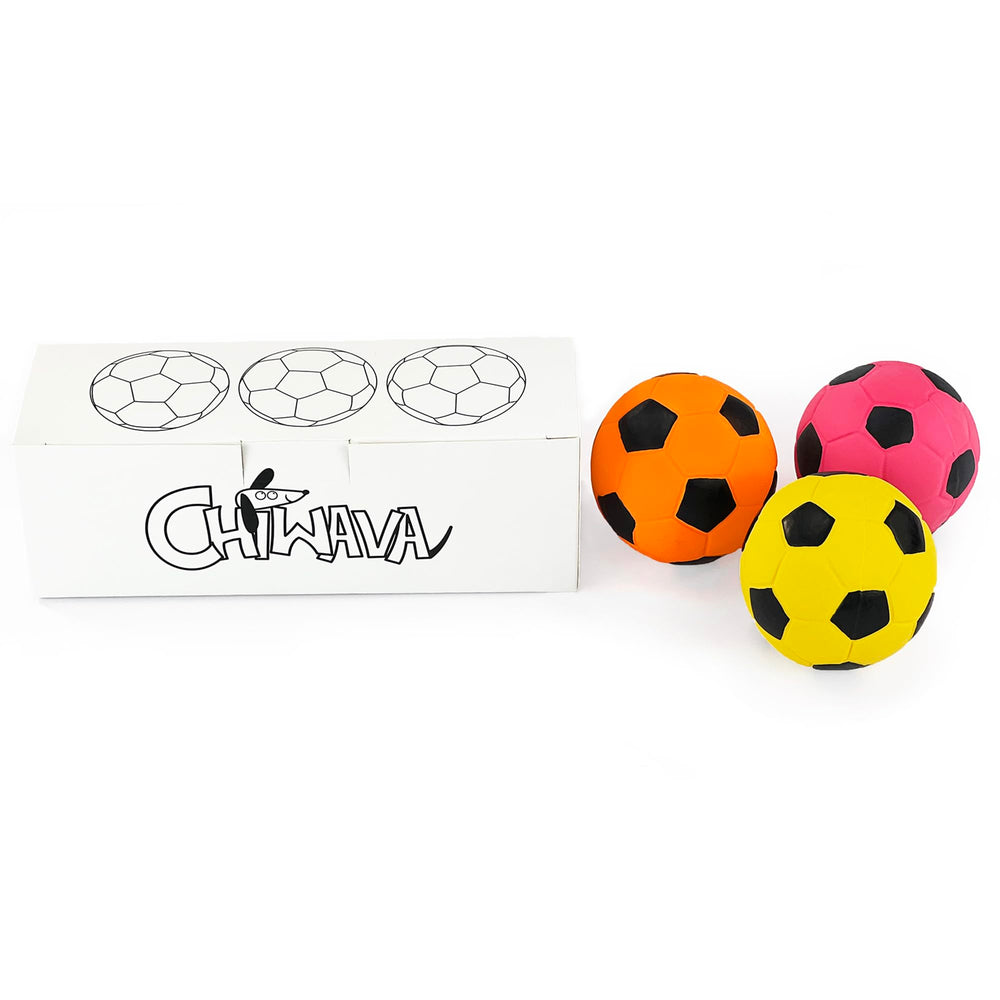 CHIWAVA latex chew ball with soft squeak sound