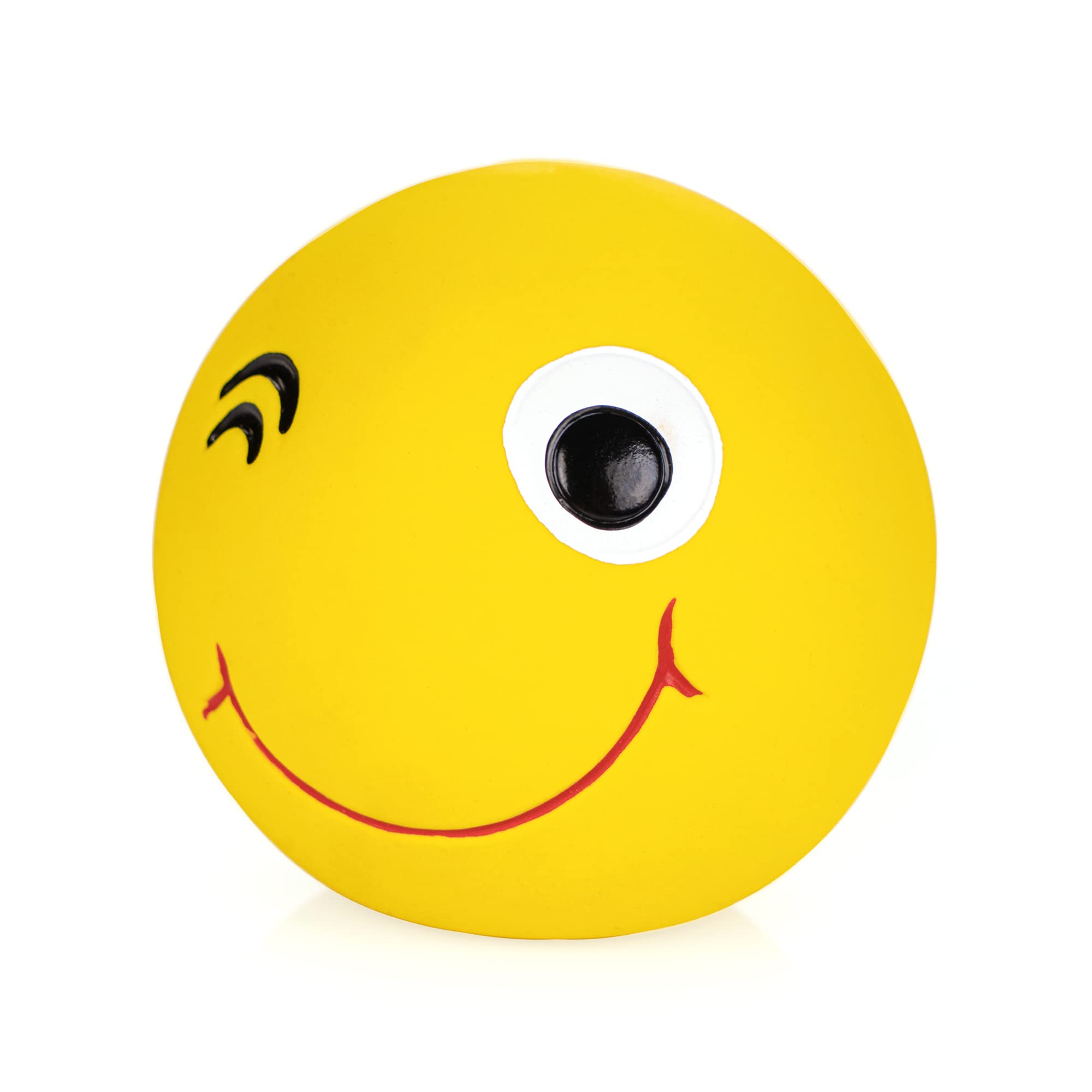 CHIWAVA smiling toy ball supports indoor fetch and solo chew sessions.