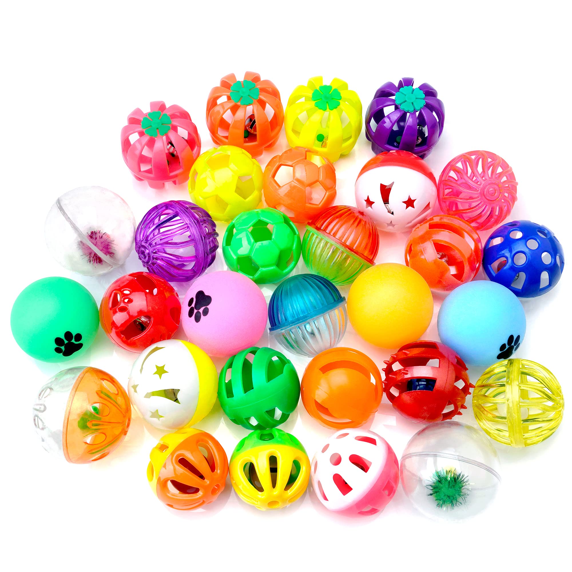 CHIWAVA lightweight ball for cats enables effortless rolling and solo play