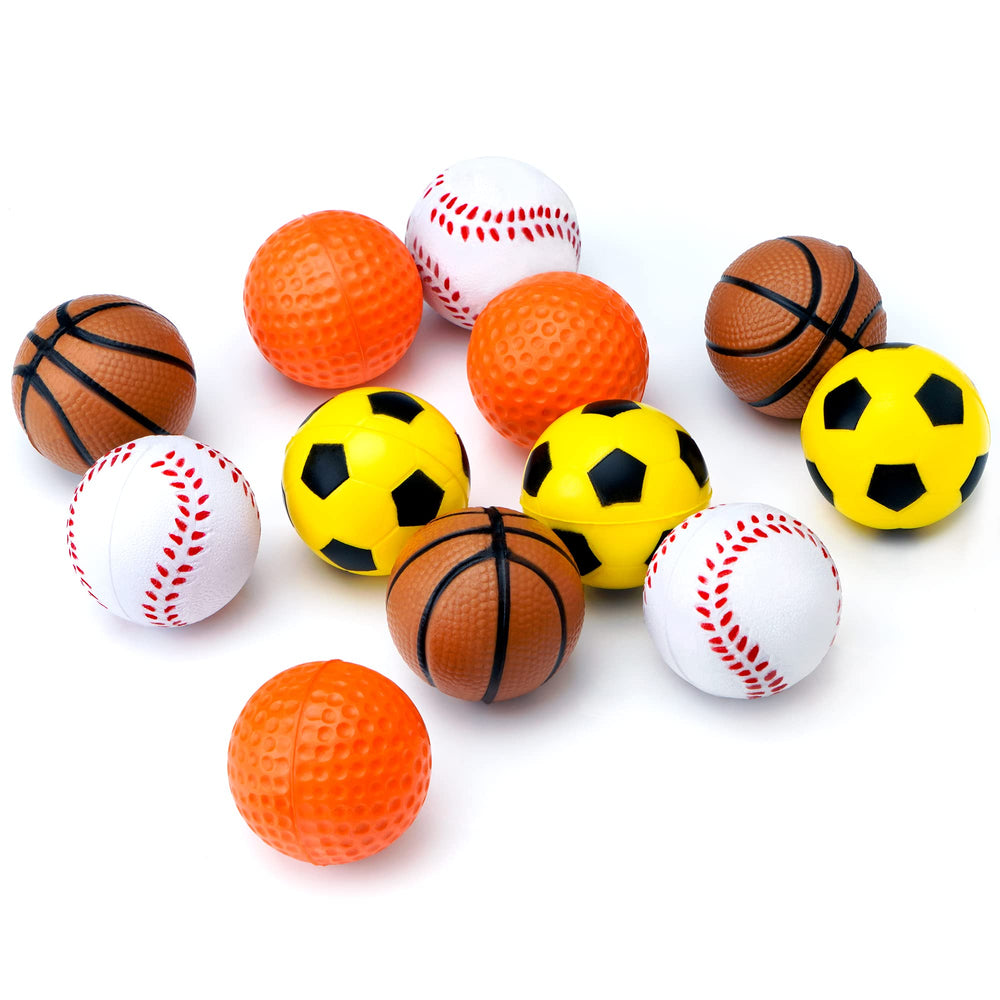 CHIWAVA 12-pack cat toy balls ready for playtime.