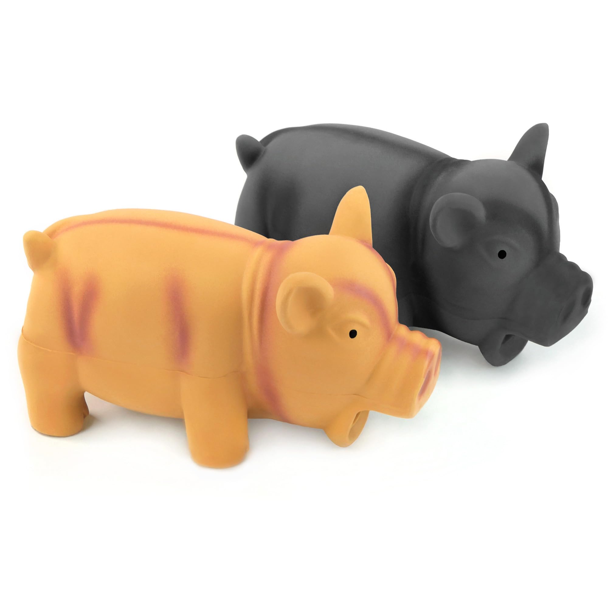 CHIWAVA pig toy being used by a medium dog during playtime.