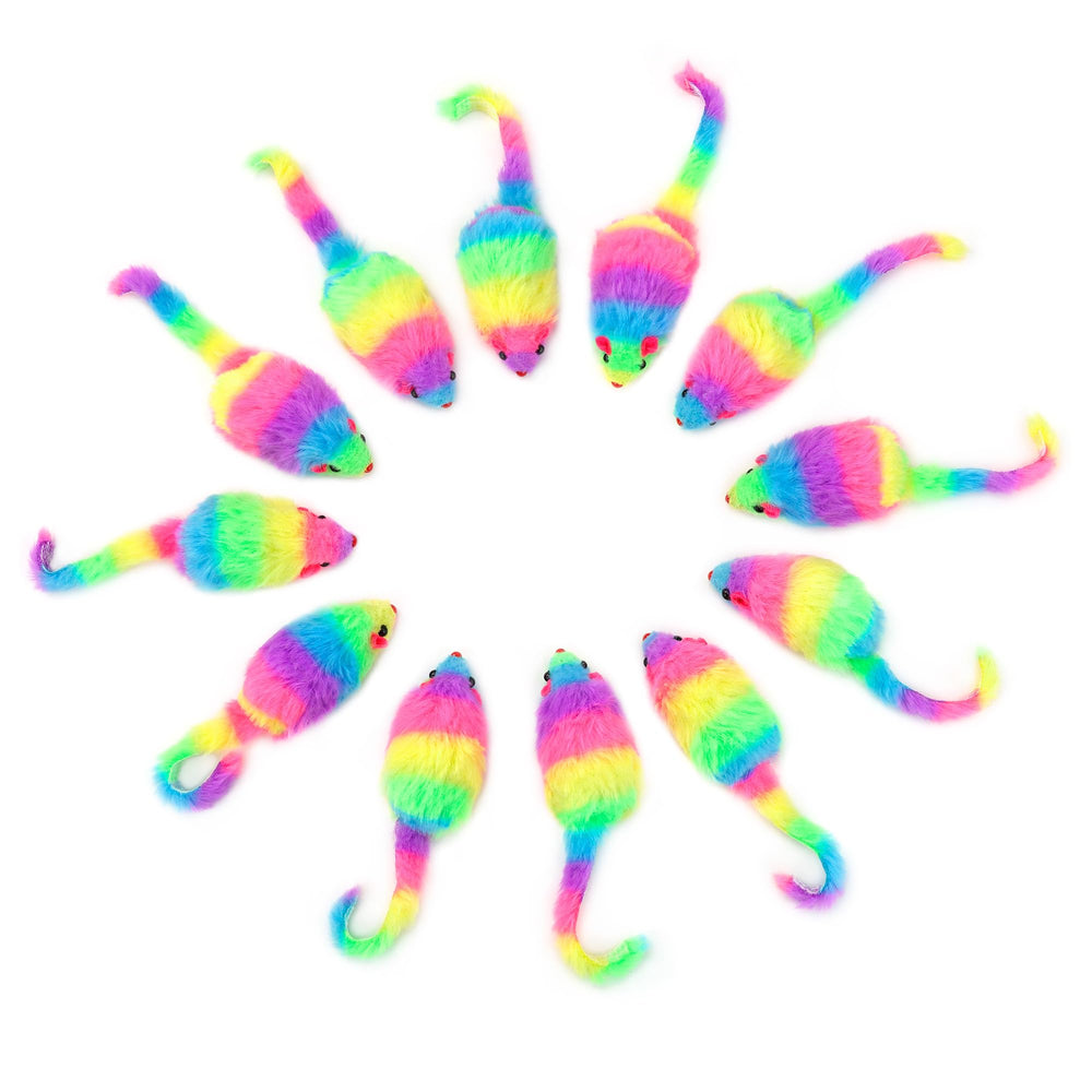 CHIWAVA rainbow-color design mouse sparks curiosity during playtime