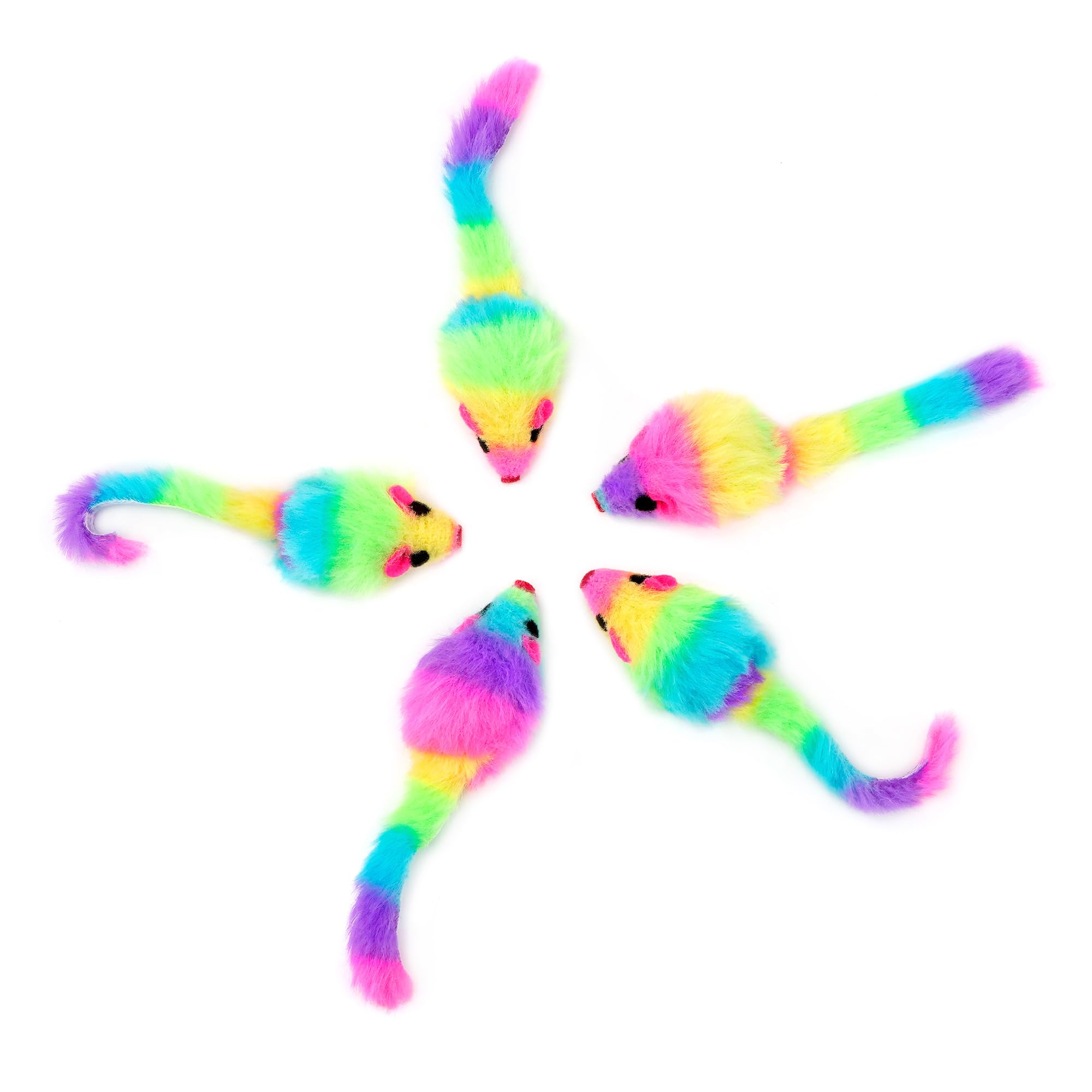 CHIWAVA sensory-texture-mice engages senses with soft fur and audible rattle.