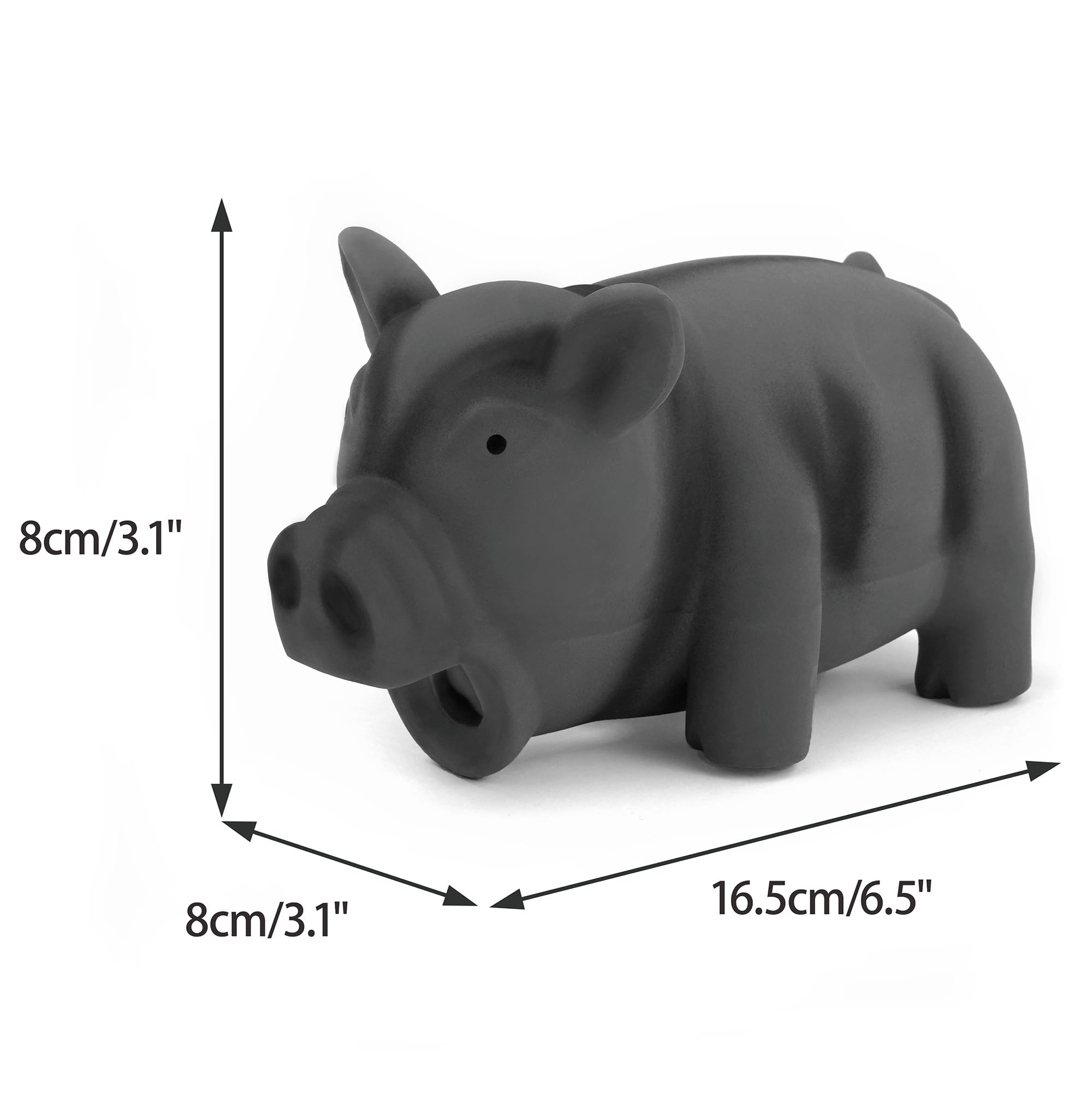CHIWAVA two-pack pig dog toys in net bag for convenient storage.