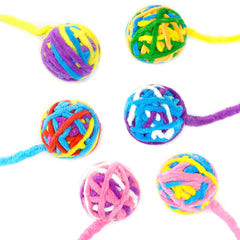 CHIWAVA woolen yarn cat ball with bell ready for gentle chase