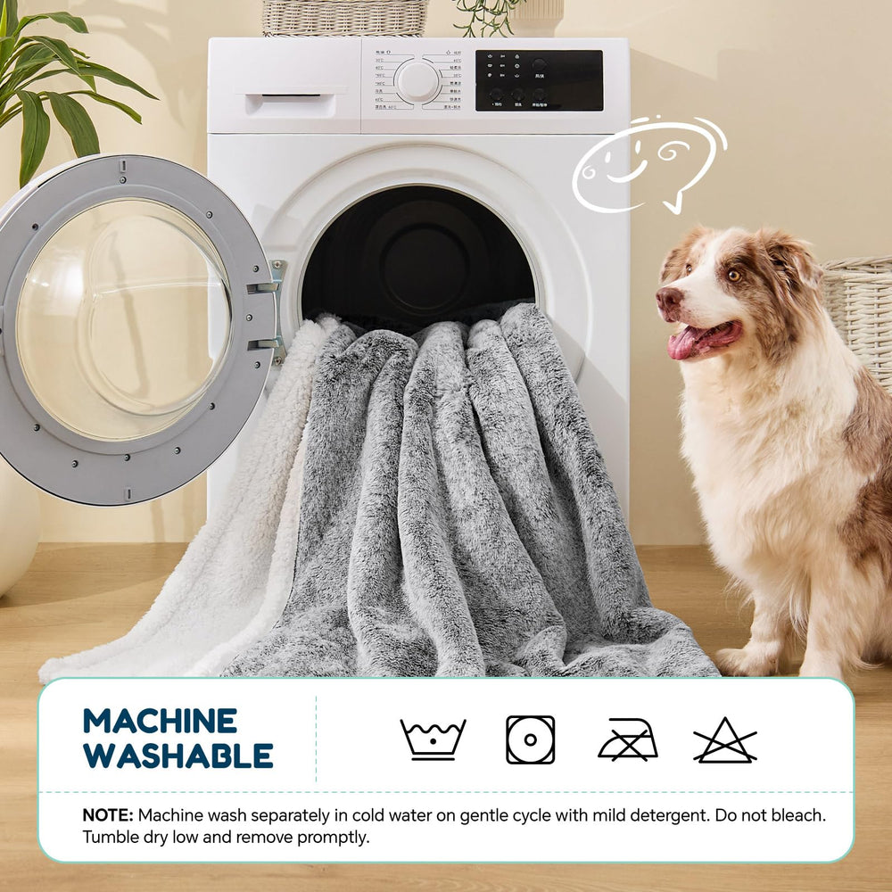 ChiXnuggle durable machine washable blanket stays fluffy after washing.