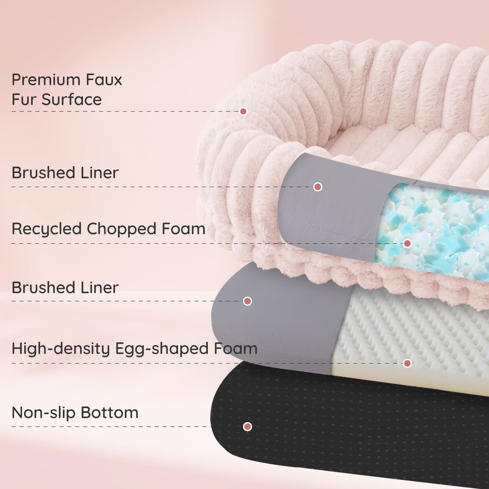 ChiXnuggle egg foam pad provides targeted ergonomic support for spine.