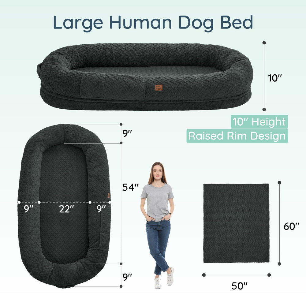 ChiXnuggle ergonomic wrap-edge design supports head and neck for restful snuggling