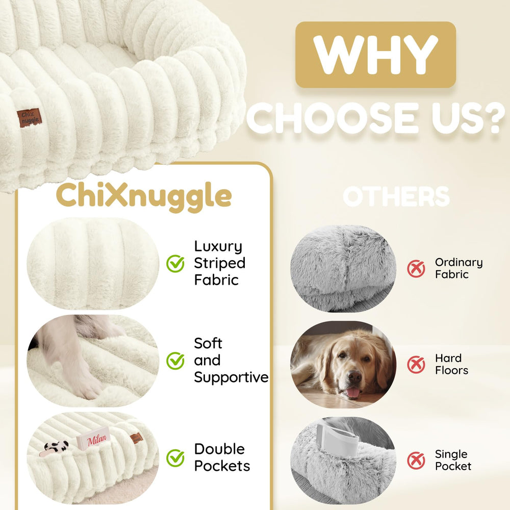 ChiXnuggle wrap-around-edge provides head and neck support during rest.