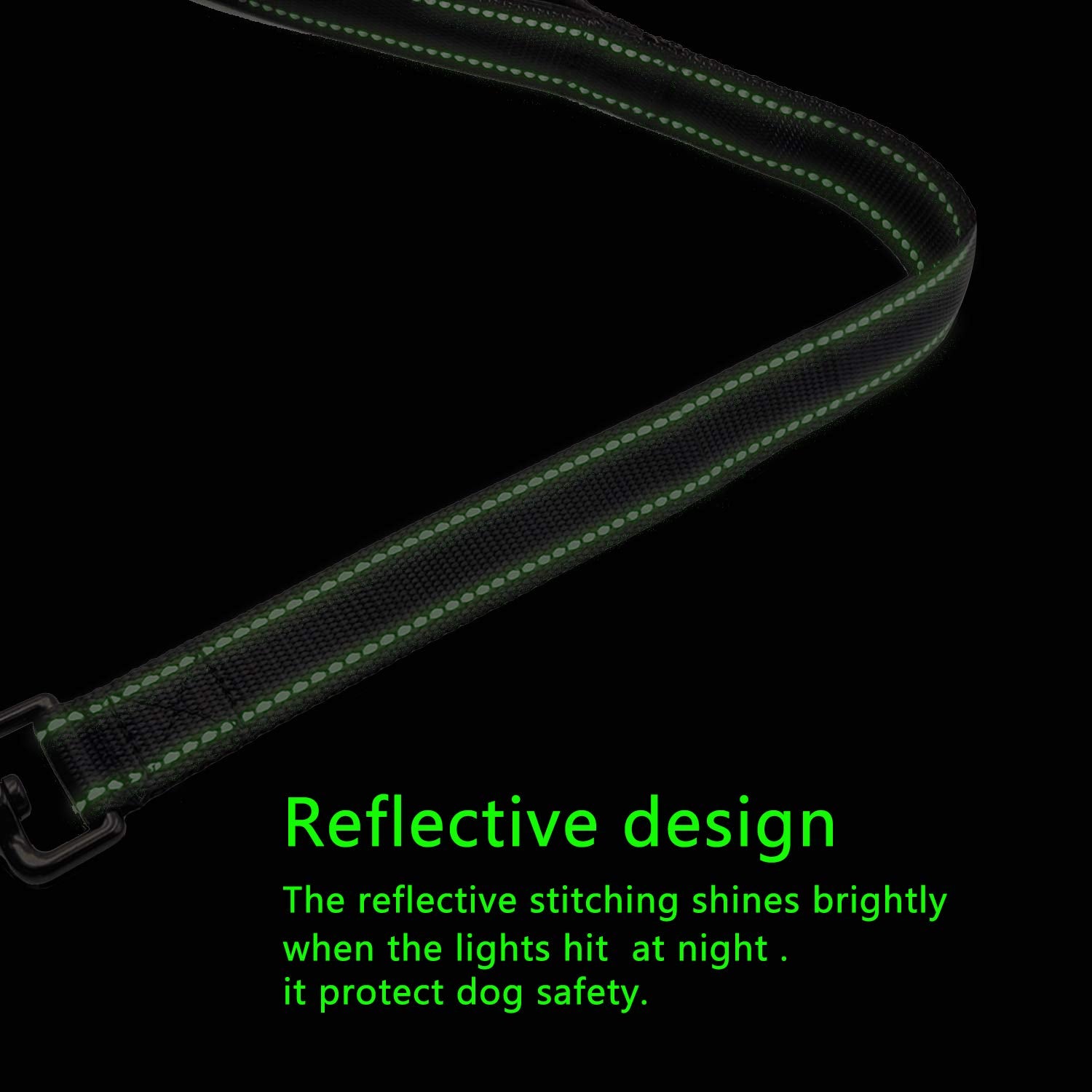CHMETE durable nylon dog leash built for heavy use and strong pulls.