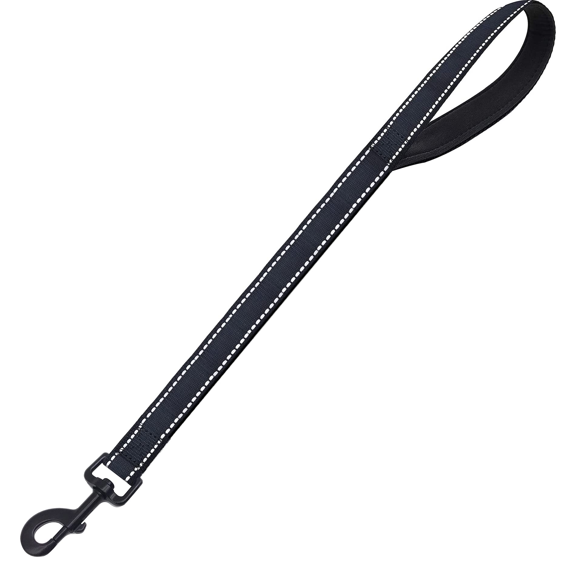 CHMETE heavy-duty dog leash with padded handle provides comfortable control on daily walks.