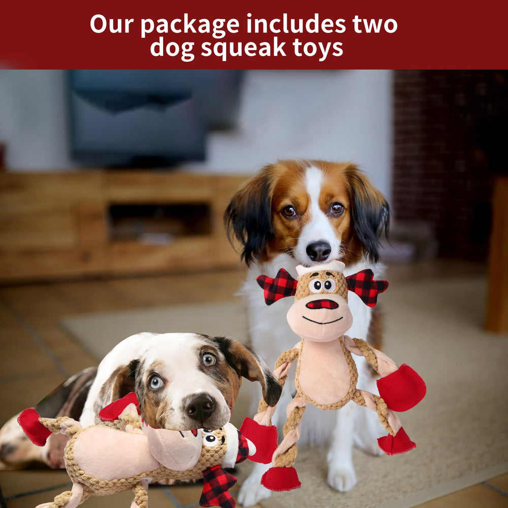 Chngeary festive indoor-outdoor dog toy suits Christmas celebrations.