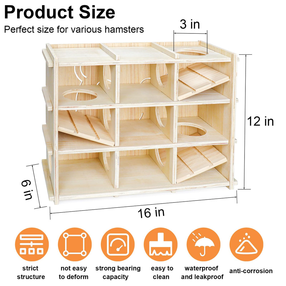 Chngeary hamster cage accessory assembly demonstrating quick setup