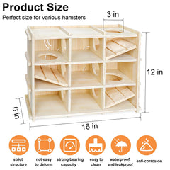 Chngeary hamster cage accessory assembly demonstrating quick setup