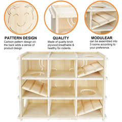 Chngeary hamster wooden materials close-up highlighting durable wear-resistant wood