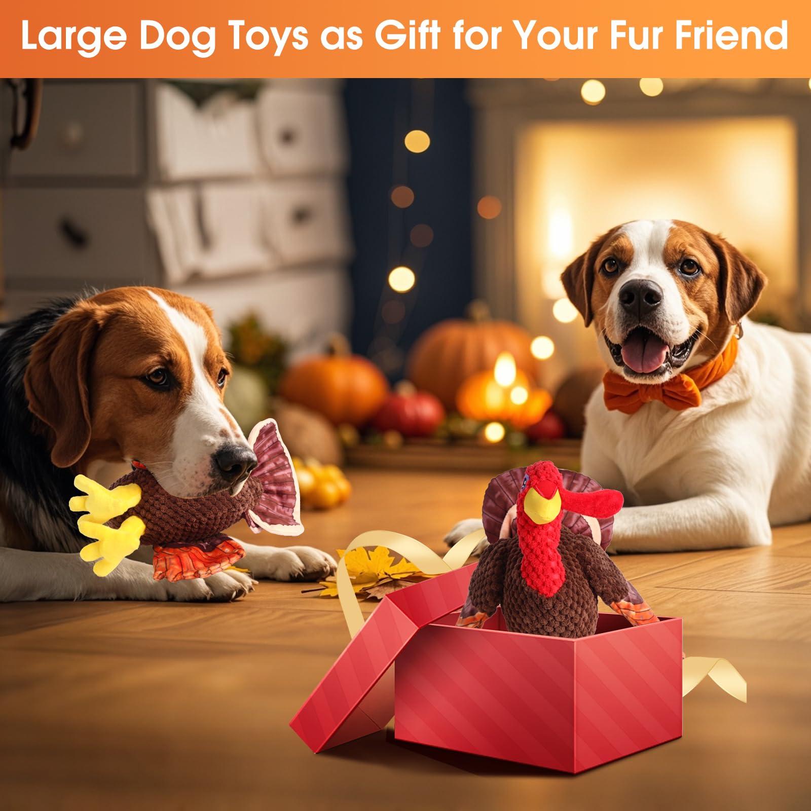 Chngeary Thanksgiving gift ready dog toy for gifting dogs this season.