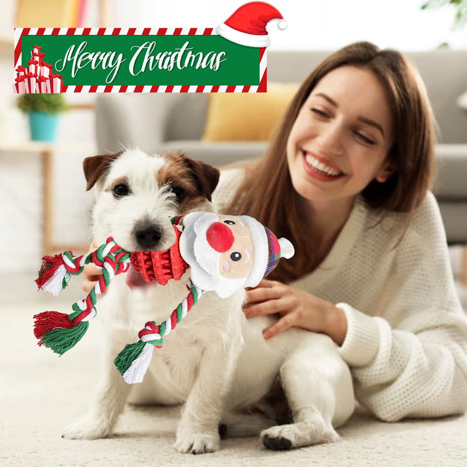 Chngeary washable Santa plush toy, easy cleaning after play sessions.