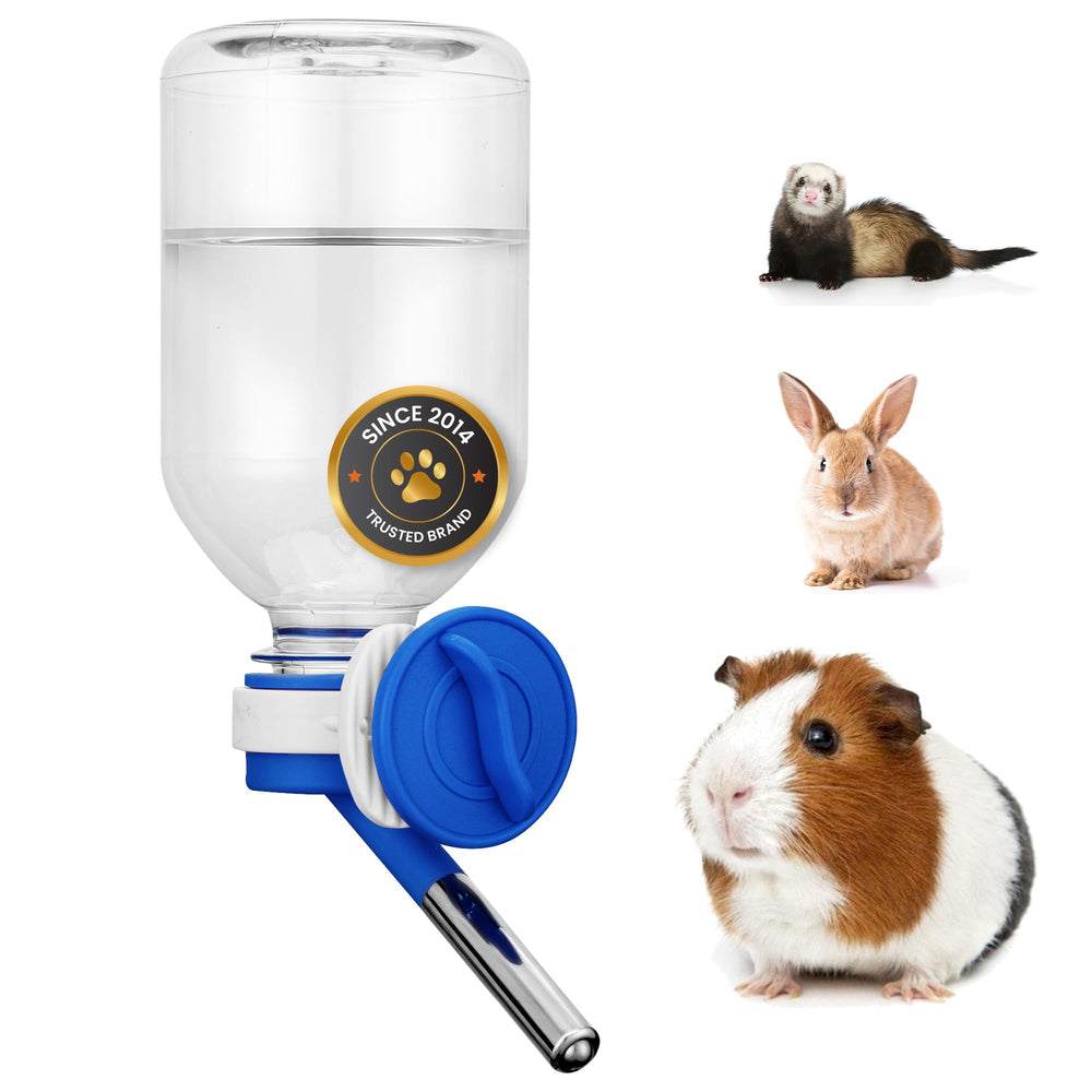 Choco Nose No-Drip bottle-assembly demonstrates easy setup for a mess-free, hydrated cage.