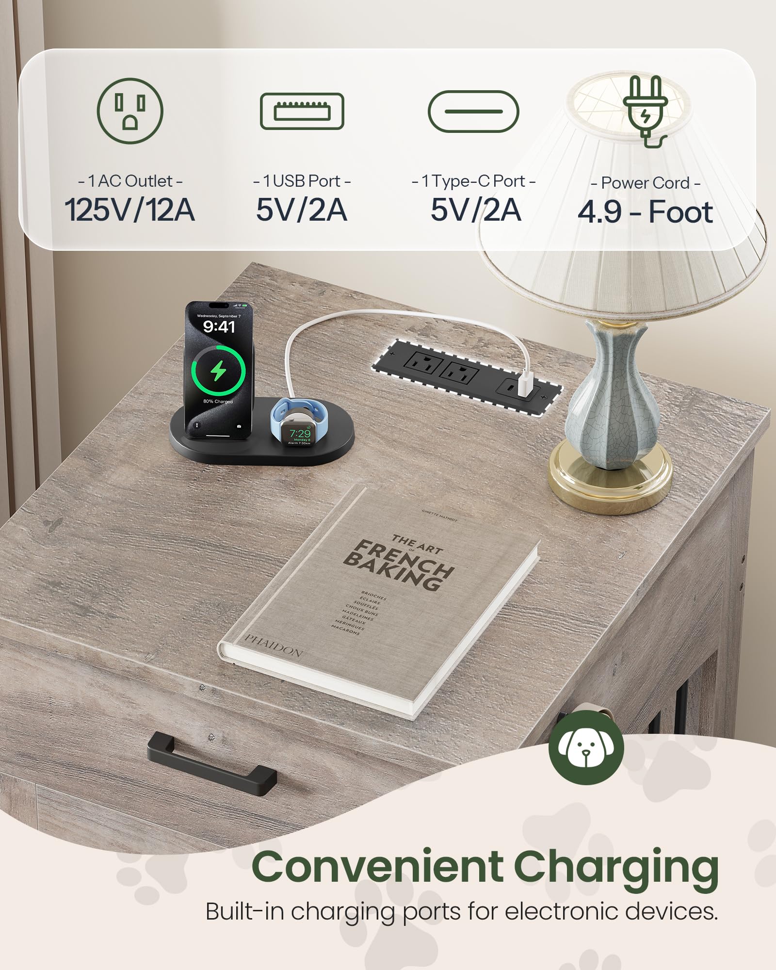 CHOEZON dog crate door latch ensures secure, safe space for your pet.