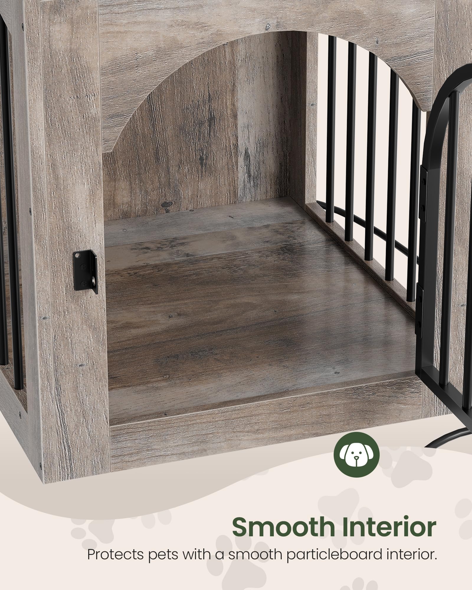 CHOEZON dog crate drawer storage keeps pet items organized and accessible.