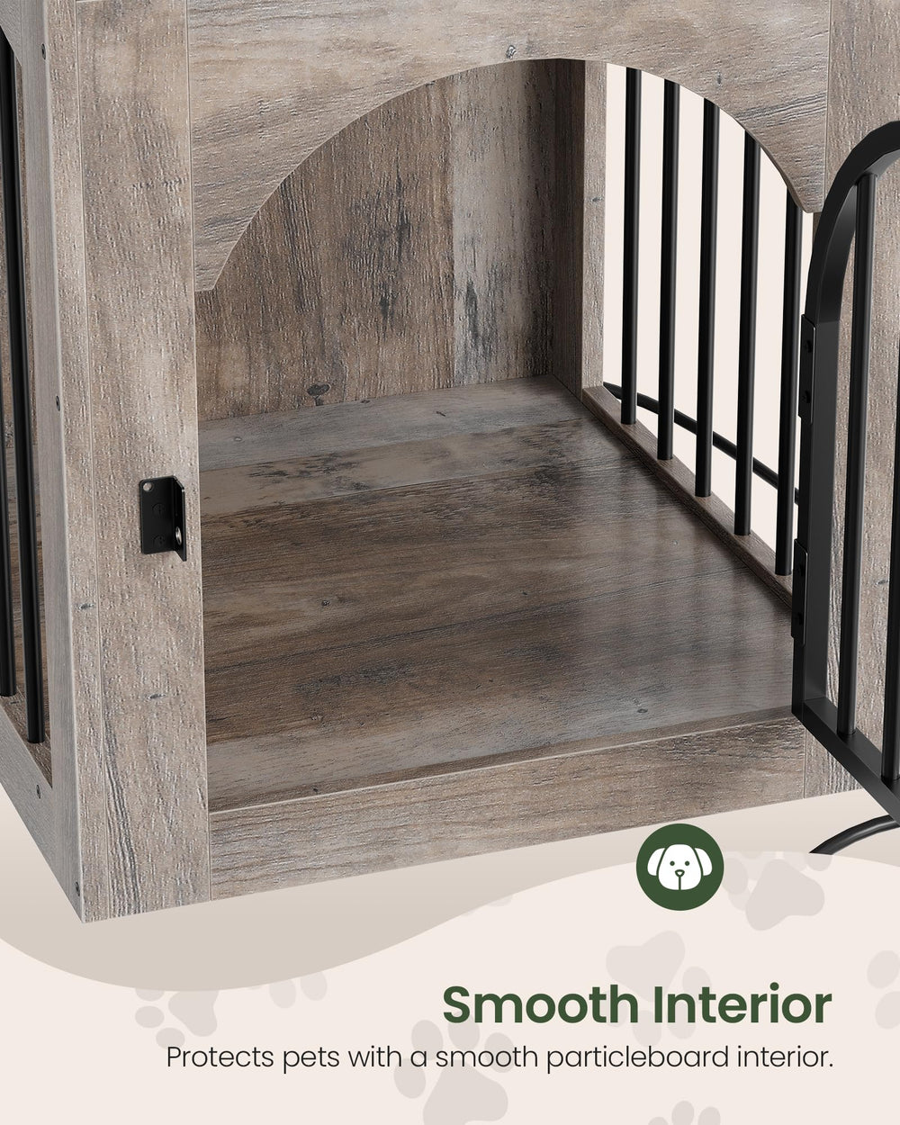 CHOEZON dog crate drawer storage keeps pet items organized and accessible.