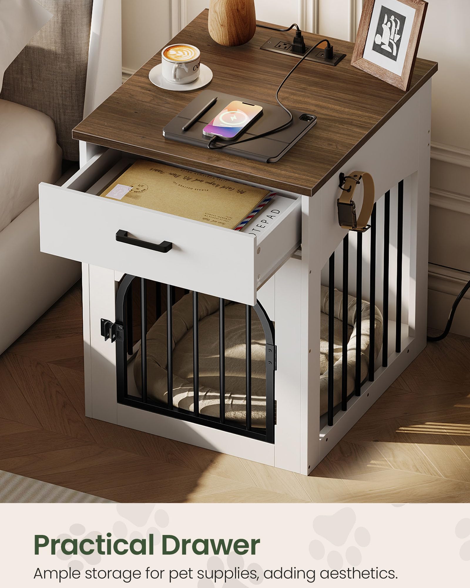 CHOEZON easy-assembly pet furniture with latch and clear instructions