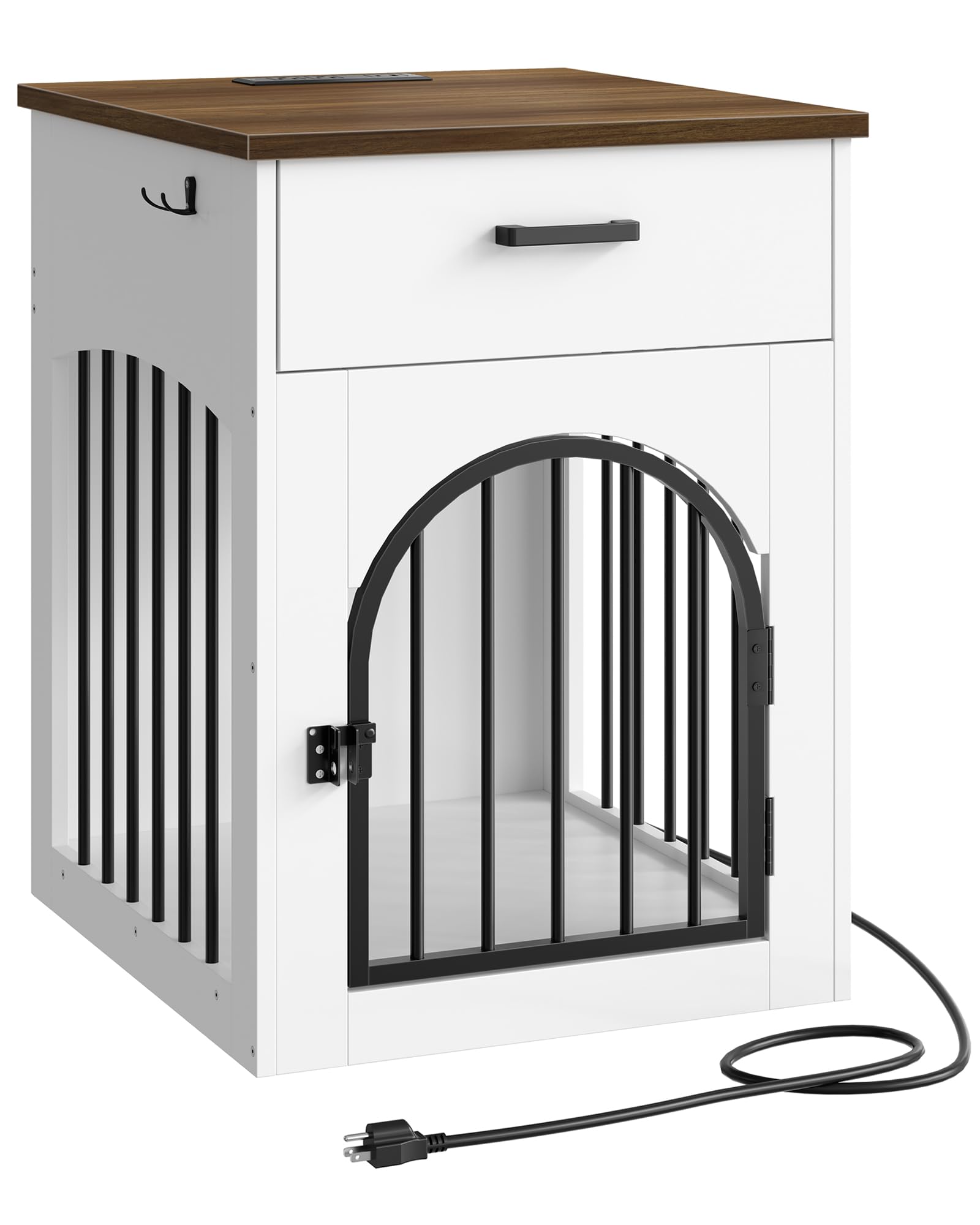 CHOEZON all-in-one pet furniture with crate, table, and storage