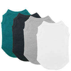Chol&Vivi XX-Large dog shirt front view highlights breathable sleeveless design for comfort
