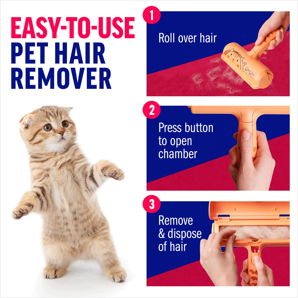 ChomChom Roller furniture-lint-remover ready for clean upholstery.