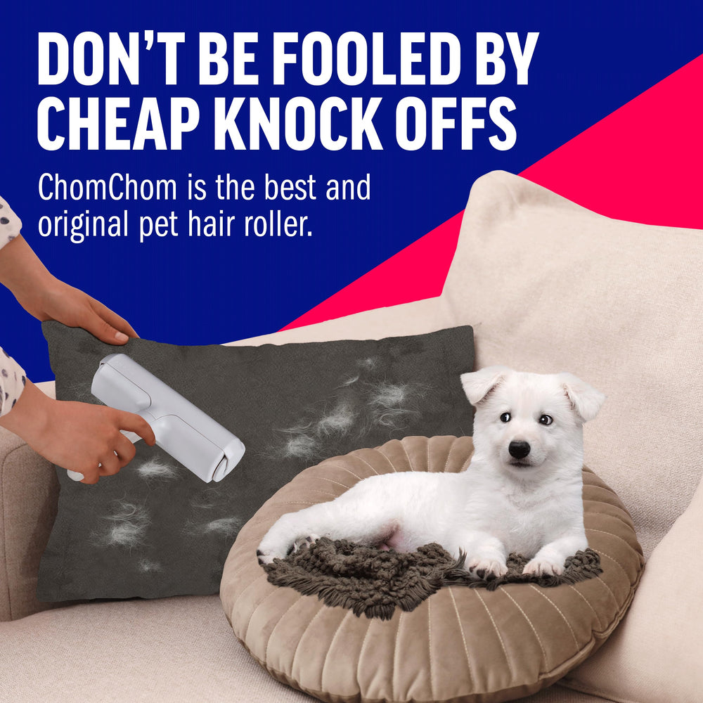 ChomChom Roller sustainable-reusable design reduces waste with no adhesives.