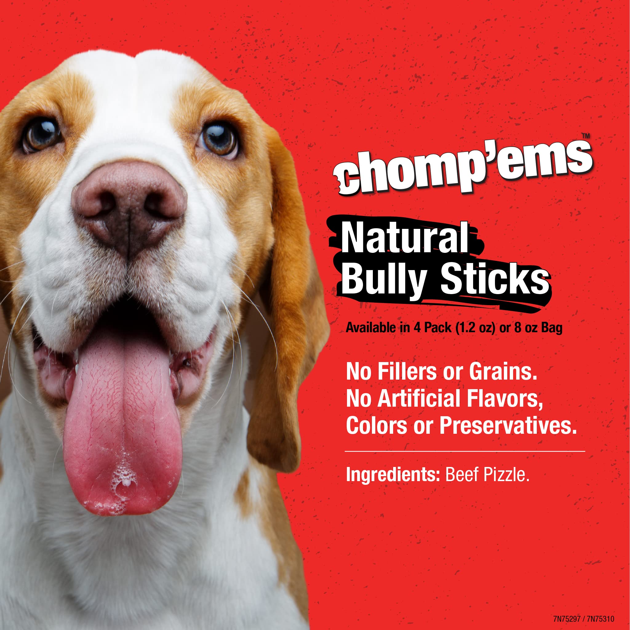 CHOMP 'EMS easily digestible bully stick for sensitive stomachs