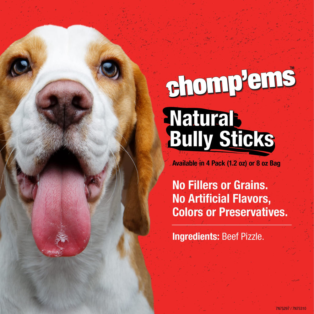 CHOMP 'EMS easily digestible bully stick for sensitive stomachs
