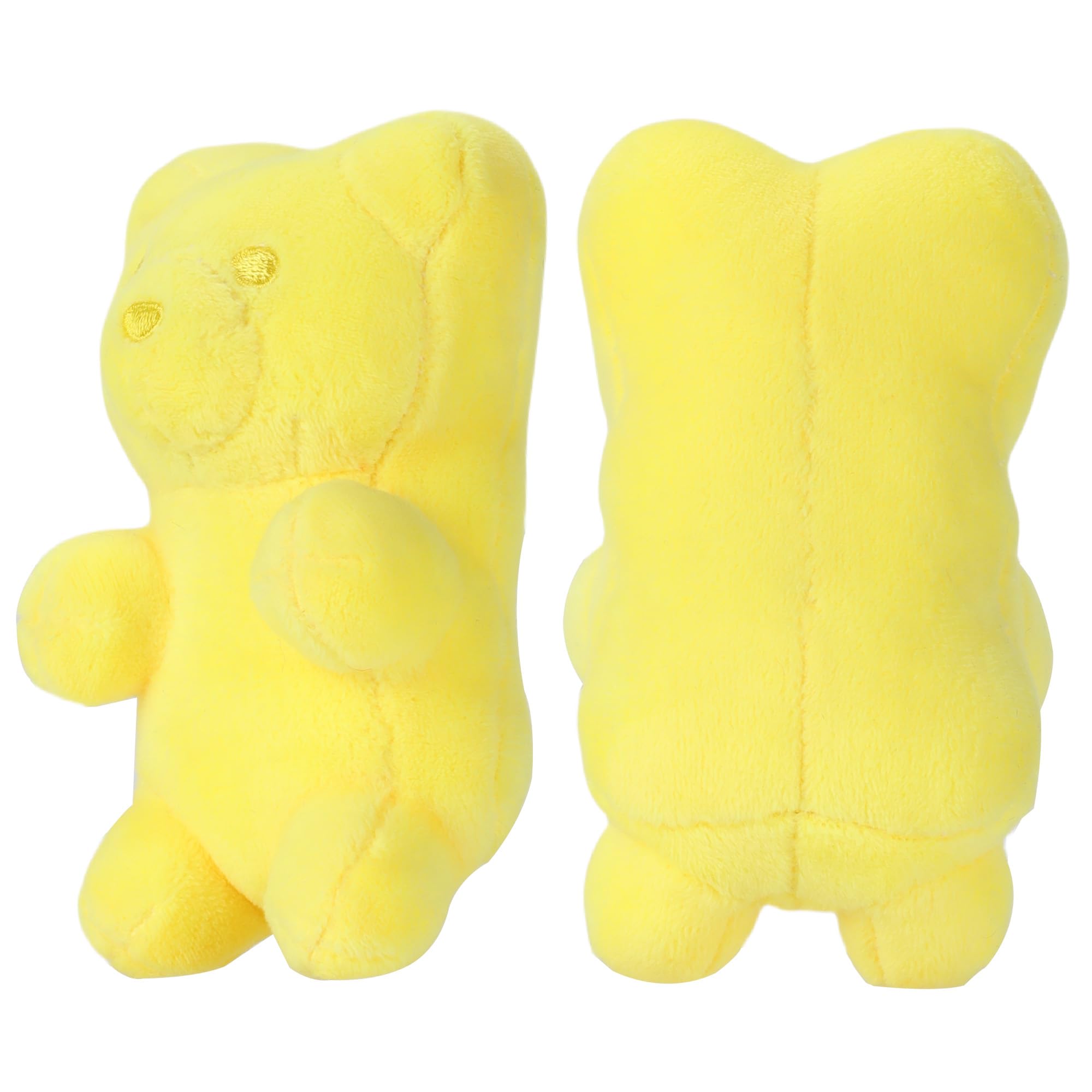 Chomp Haus gummy bear toy with hidden squeaker for interactive fun.