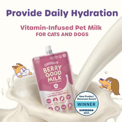 Choolip Berry Good Milk 10-pack packaging ideal for ready-to-serve daily hydration.