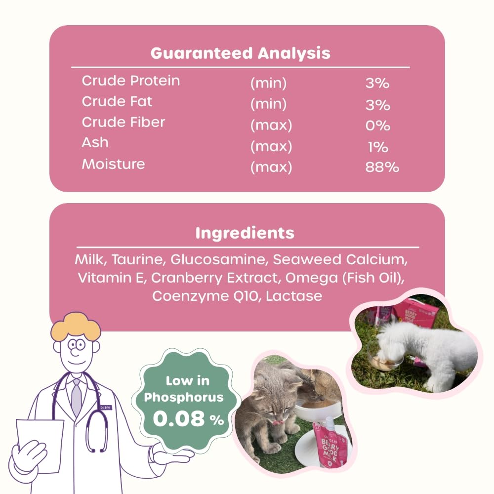 Choolip Berry Good Milk fortified with vitamins, supporting overall wellness.