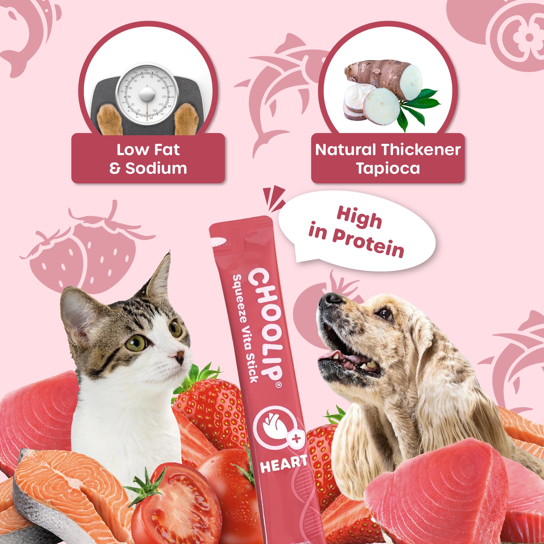 Choolip Squeeze Vita Stick easy snack for multi-pet homes.