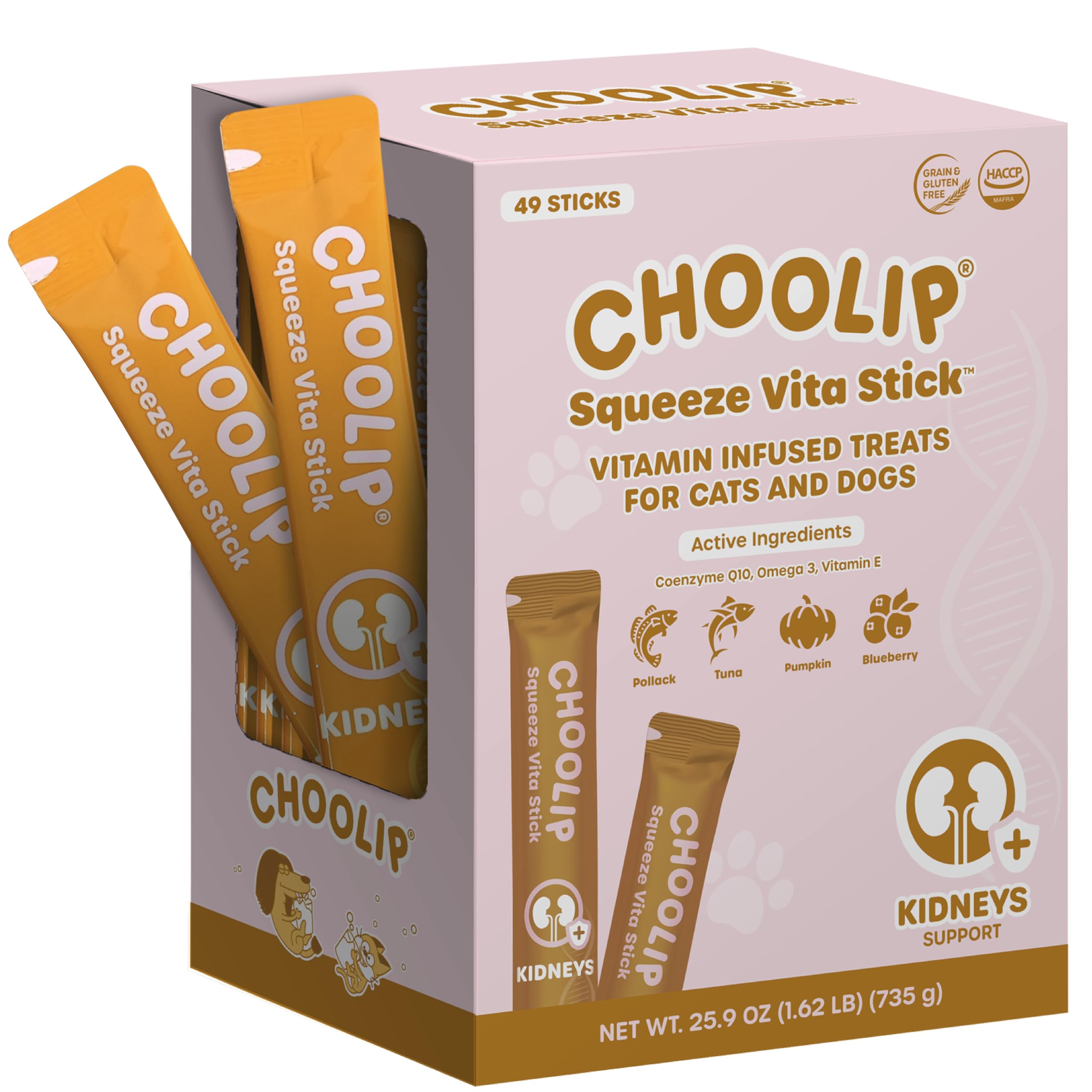 Choolip Squeeze Vita Stick tuna-pollack puree serve for tasty protein boost.