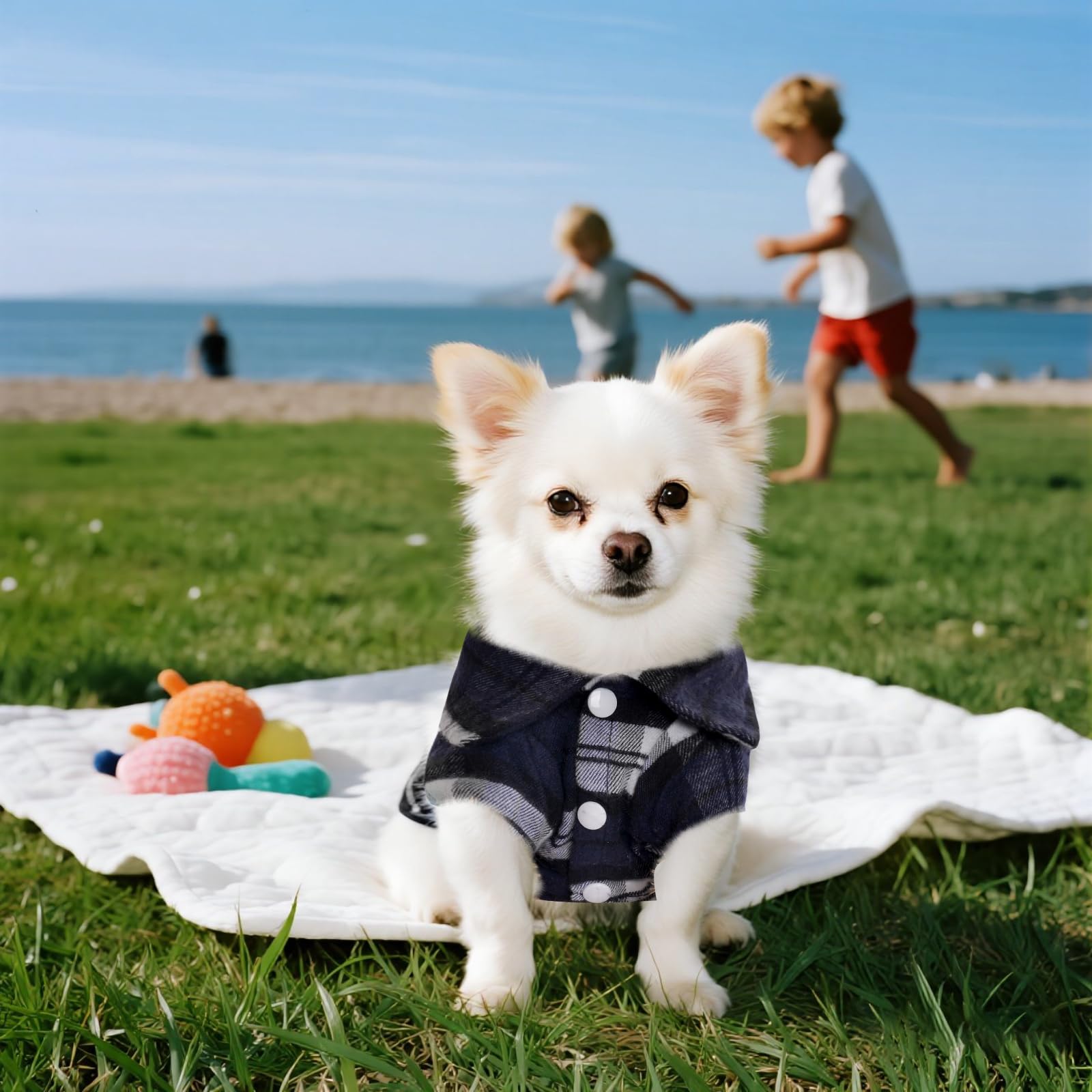 Choyaxo Christmas pet costume adds festive charm to cuddle sessions