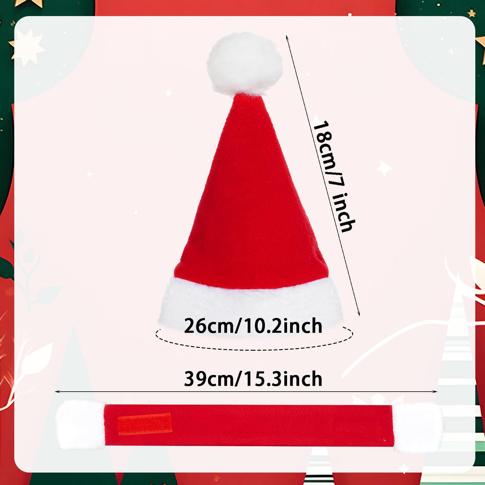 Choyaxo red-and-white Christmas scarf for pets adds cozy seasonal style.