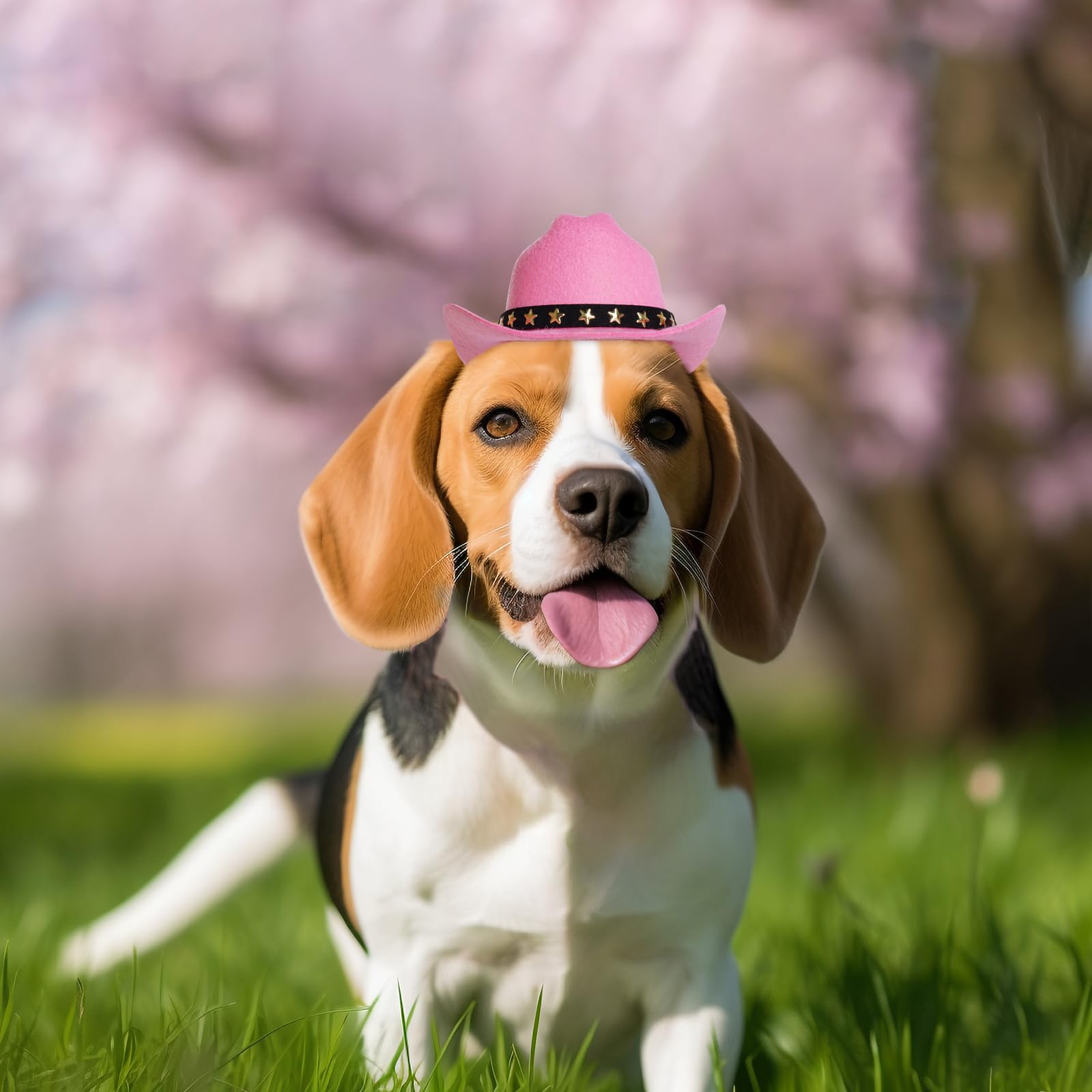 Choyaxo pet hat ready for photos at parties and holidays.