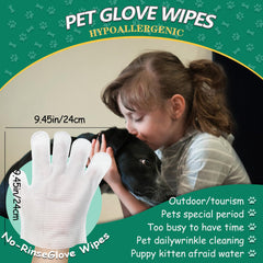 CHPPEY Pet Cleaning Wipes in rinse-free use for convenient grooming