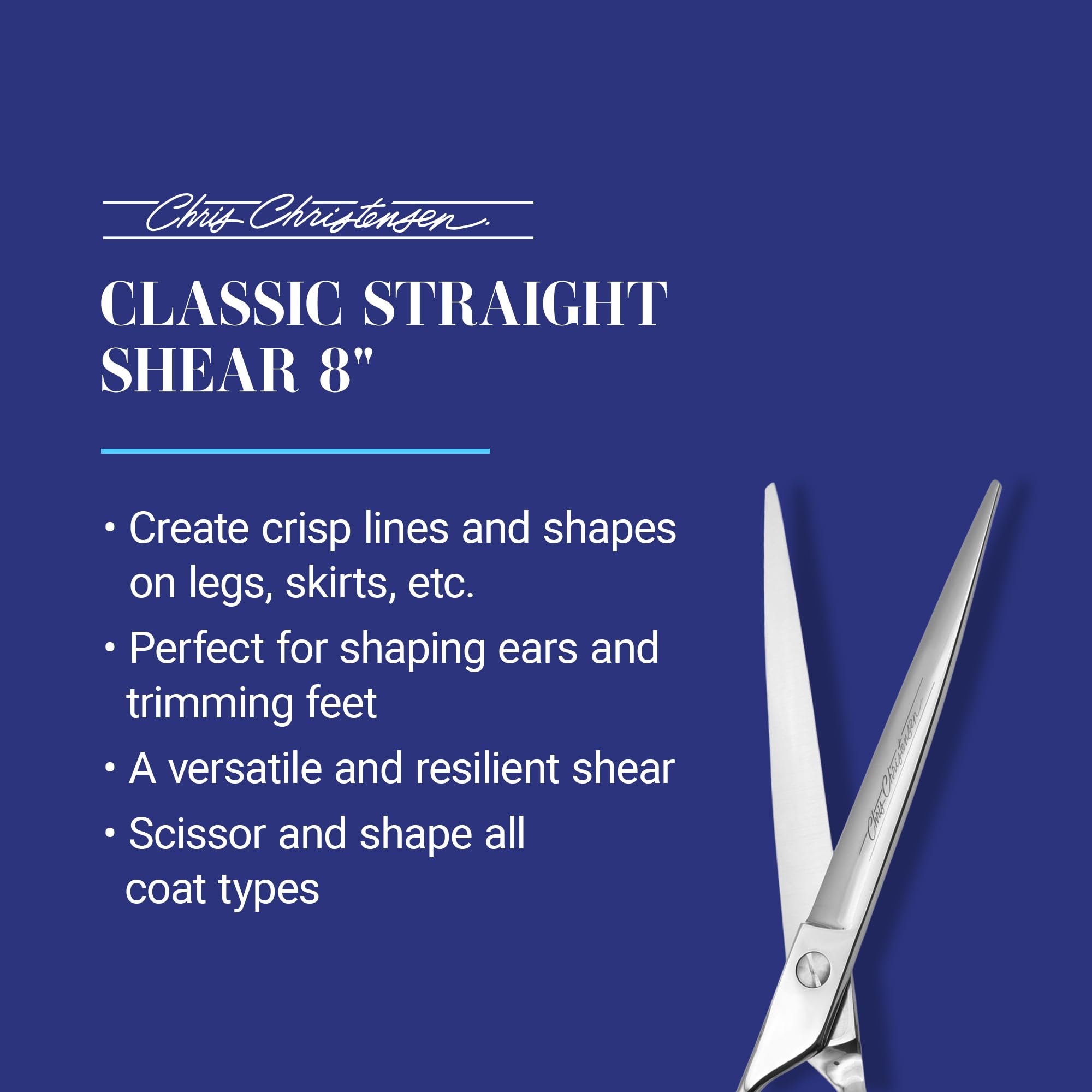 Chris Christensen Classic microfiber cloth keeps blades clean