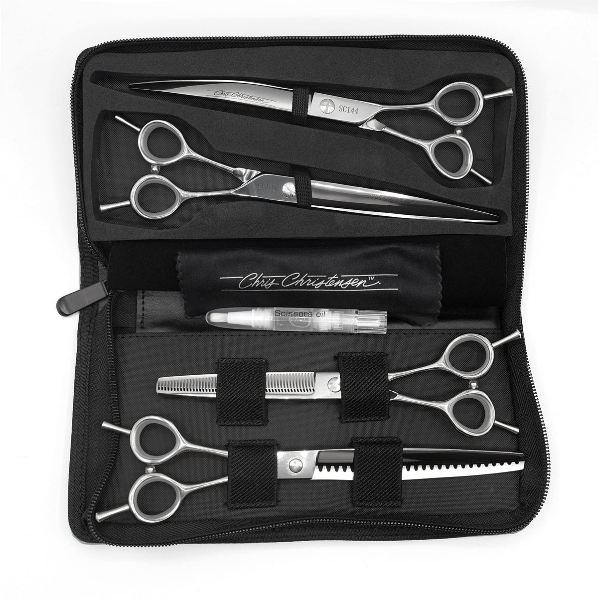 Chris Christensen Classic straight shear for precise lines and versatile grooming