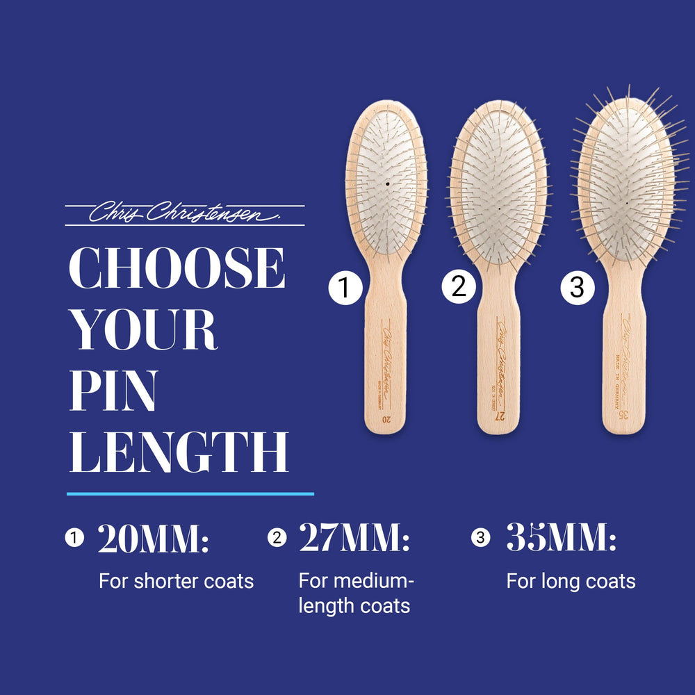 Chris Christensen ground and polished tips reduce snags for gentler brushing