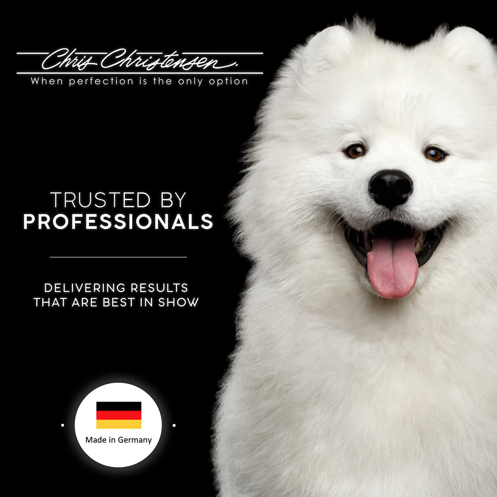 German-made construction and quality materials ensure durable performance in professional grooming
