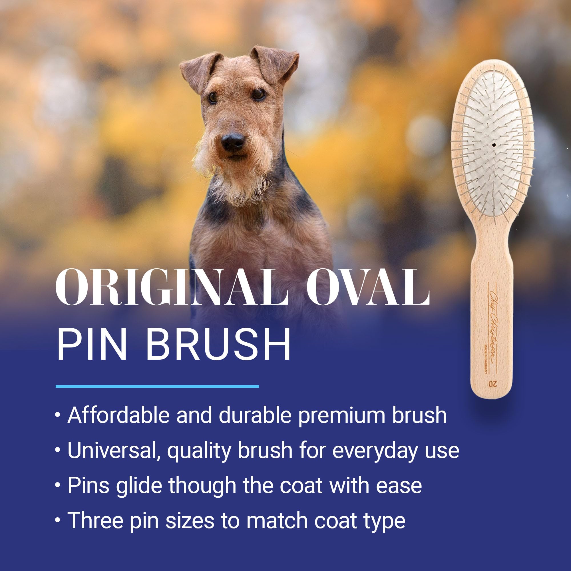Chris Christensen original-series wooden body shown during comfortable, lightweight grooming