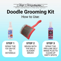 Chris Christensen Grooming Kit ergonomic handle for comfortable grip